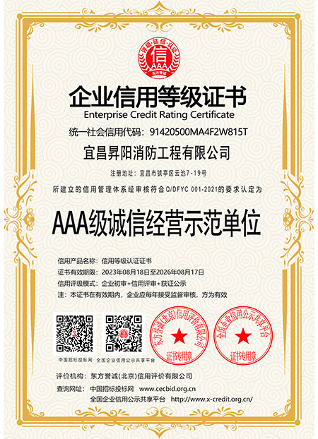 AAA級誠信經營示范單位